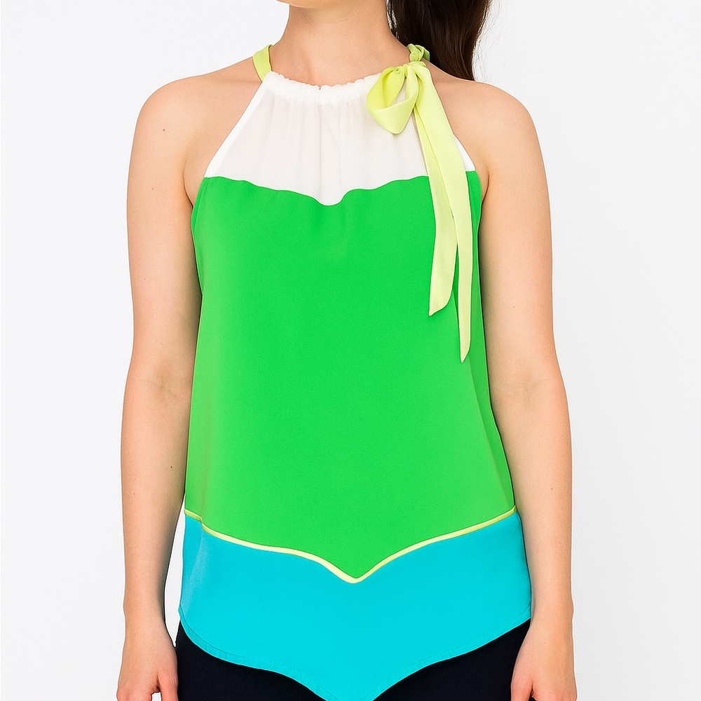 New York & Company Handkerchief Sleeveless Top, Size‎ Small, NWT